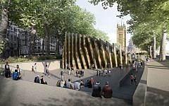 Front view of the chosen design for the Holocaust memorial