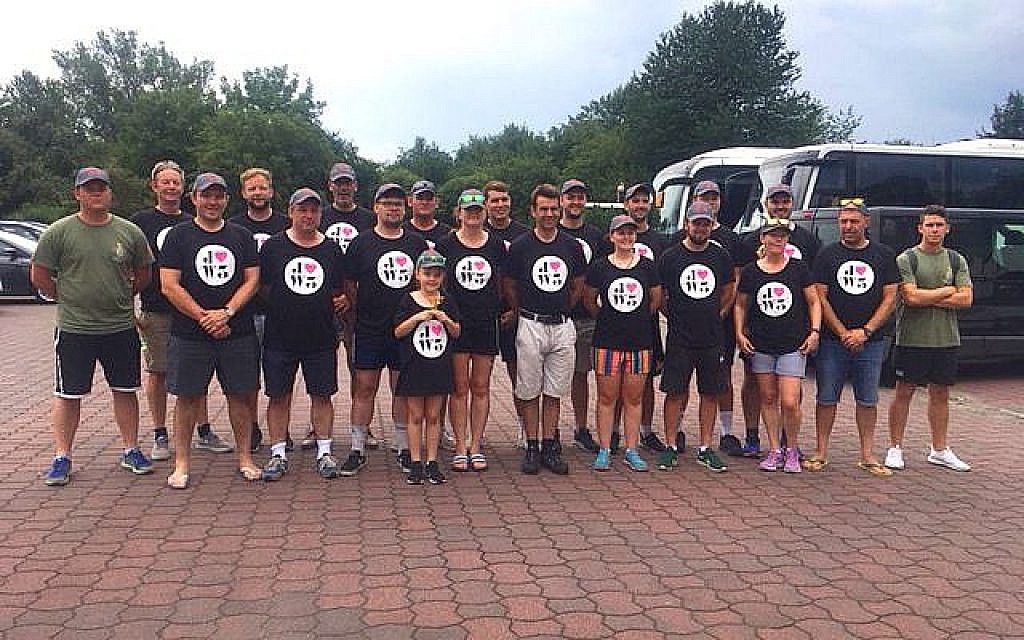 Group shot of the cycling team