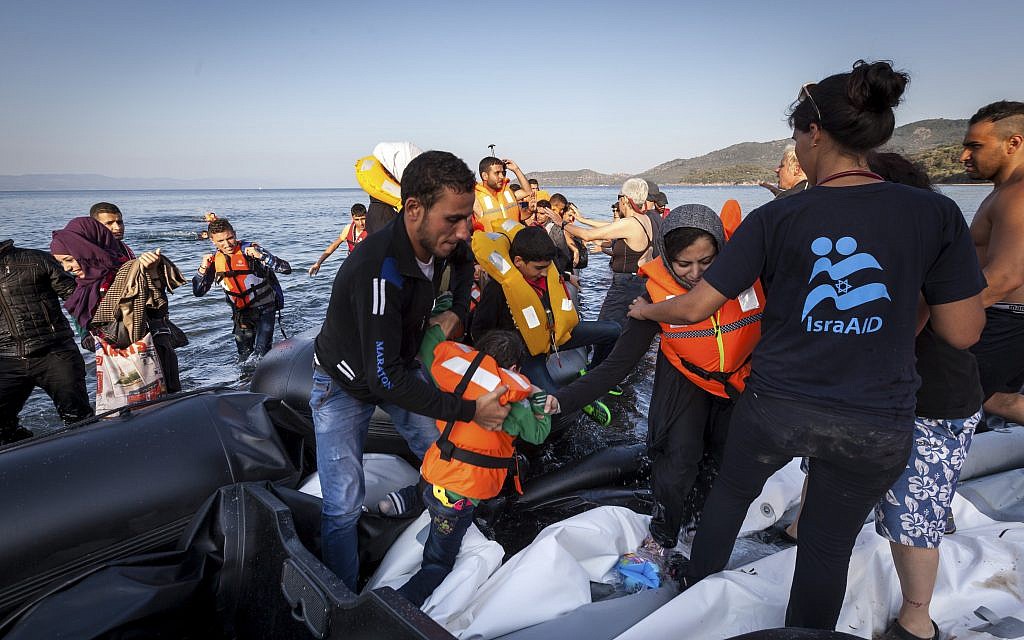 New Arrivals on the shores of Lesbos. Photo - Boaz Arad New Arrivals on the shores of Lesbos. Photo - Boaz Arad
