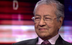 Malaysia's leader, Mahathir Mohamad