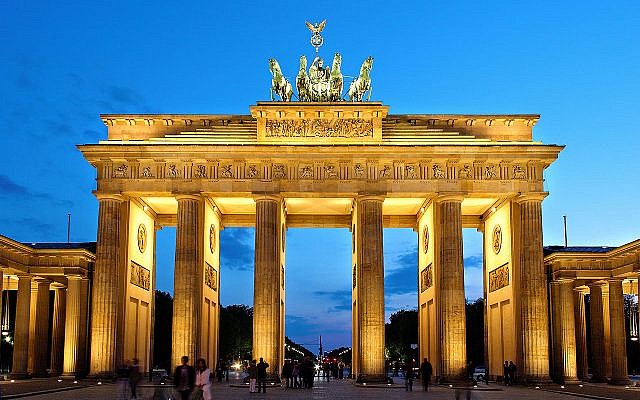 The Brandenburg Gate, icon of Berlin and Germany
