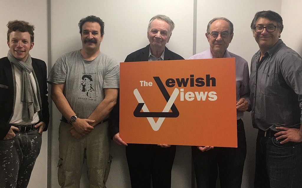 Guests on this week's episode of the Jewish Views podcast!