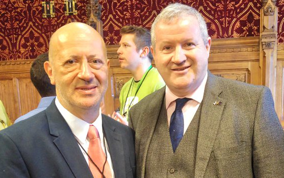 L-R: Edwin Shuker and Ian Blackford
