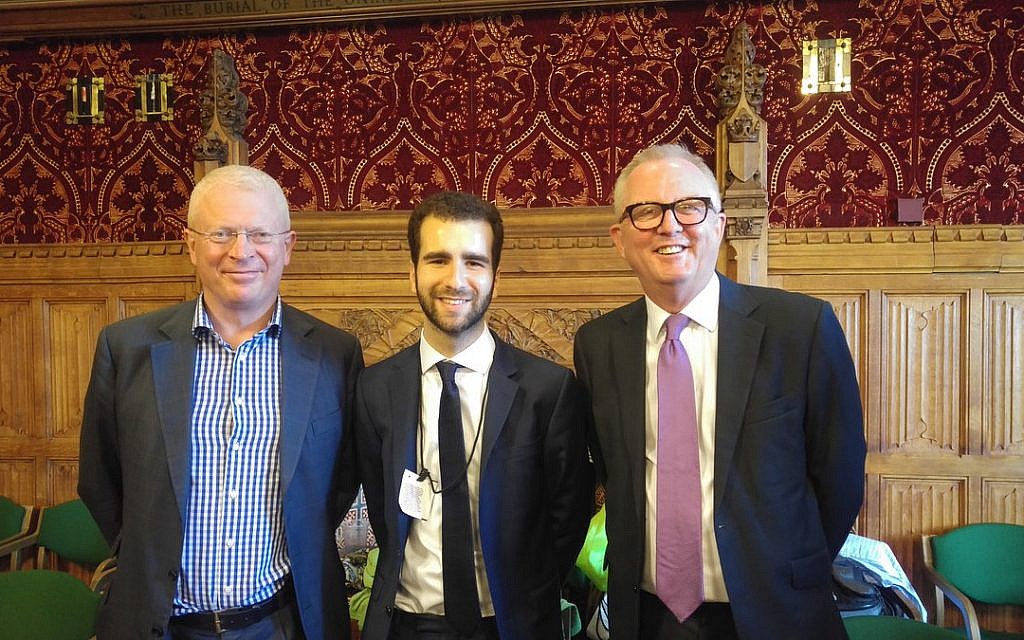 L-R: John Cryer MP, Joel Salmon and Ian Austin MP