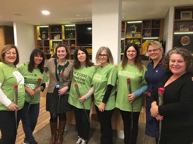 Bushey Synagogue Helping at Watford General Hospital Memorial Tea