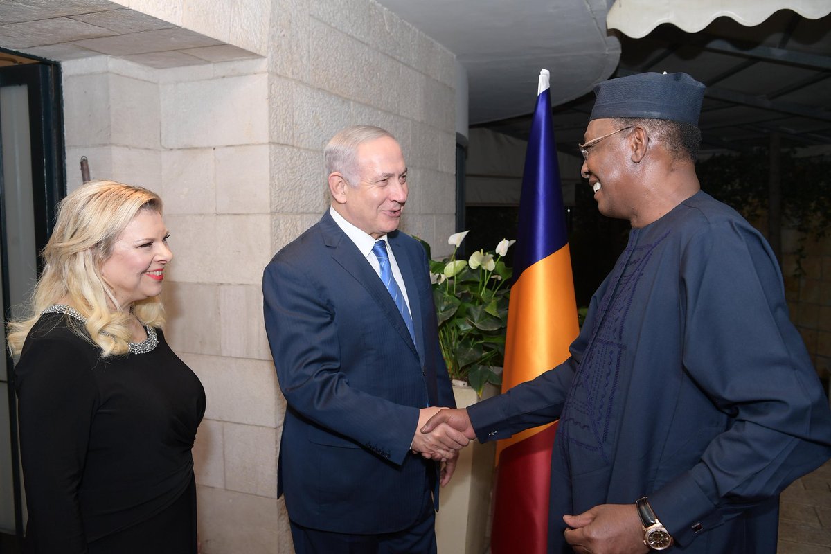 Chad President Idriss Deby met Israeli PM Benjamin Netanyahu