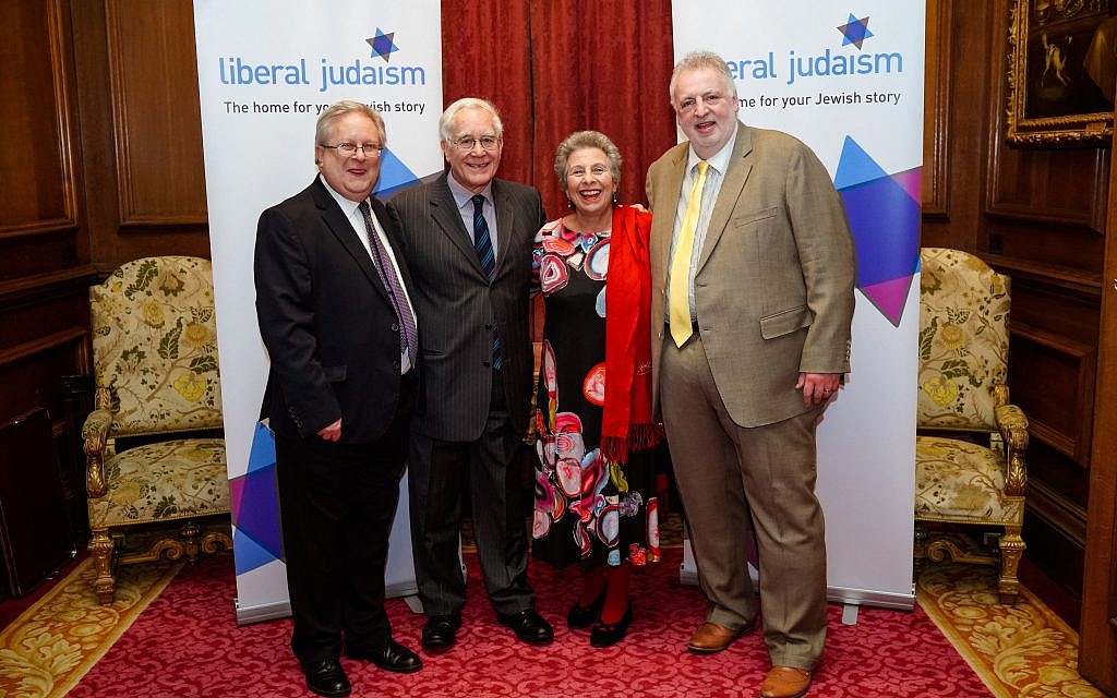 Danny Rich, Andrew and Sharon Goldstein and Simon Benchser