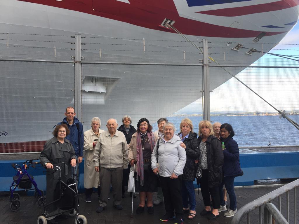 The AJR group visiting Gibraltar