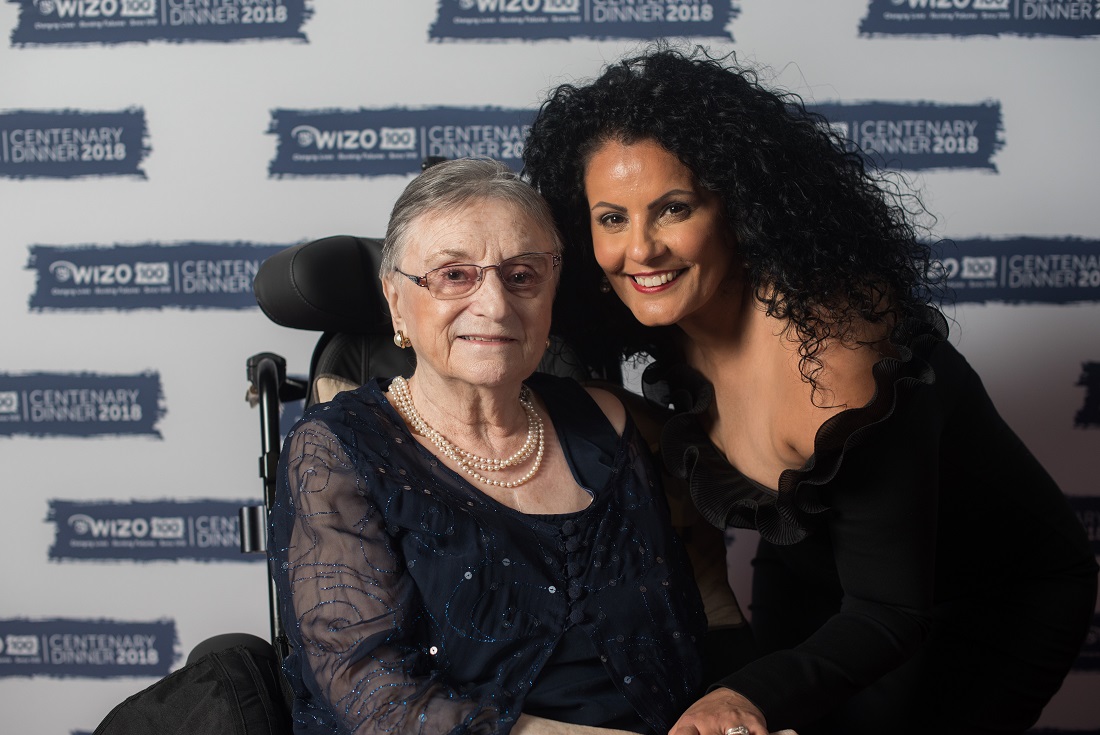 Hononary President Gina Monty and Chairperson Ronit Ribak-Madari. WIZO UK centenary dinner. Credit: Blake Ezra