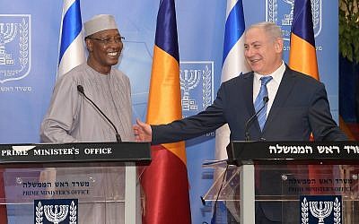 Chad President Idriss Deby met Israeli PM Benjamin Netanyahu