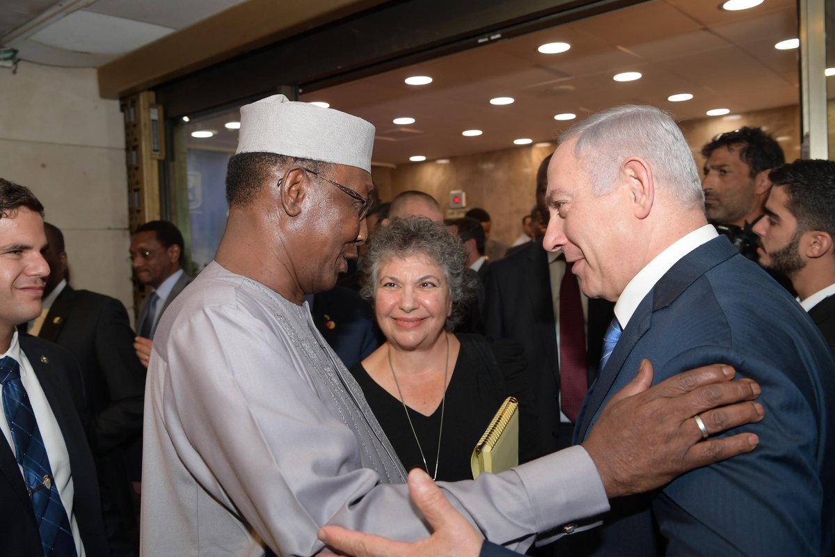Chad President Idriss Deby met Israeli PM Benjamin Netanyahu