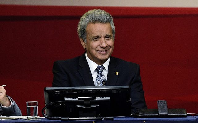 President Lenin Moreno. Credit: Wikimedia Commons - https://www.flickr.com/search/?user_id=50197436%40N08&view_all=1&text=Len%C3%ADn%20Moreno)