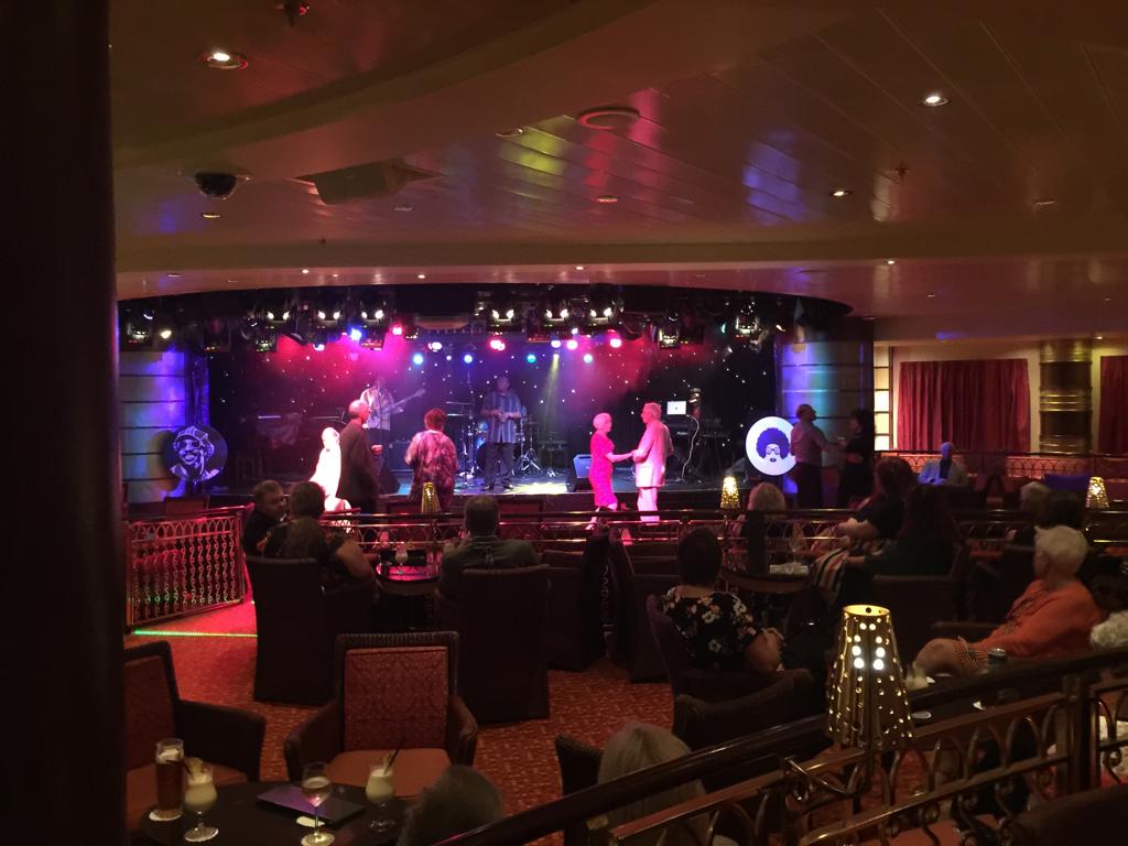 Showtime on board the cruise
