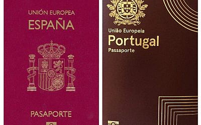 Spanish and Portugese passports
