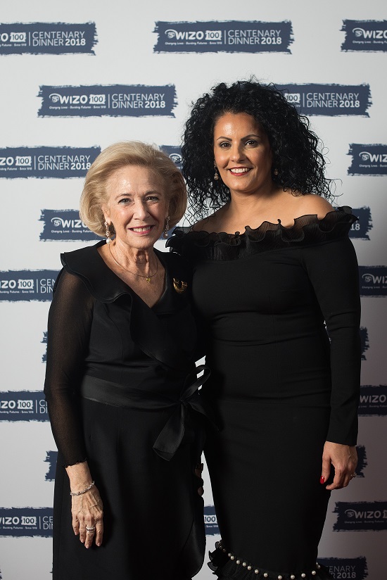 World WIZO President Esther Mor and Chairperson Ronit Ribak-Madari. WIZO UK centenary dinner. Credit: Blake Ezra