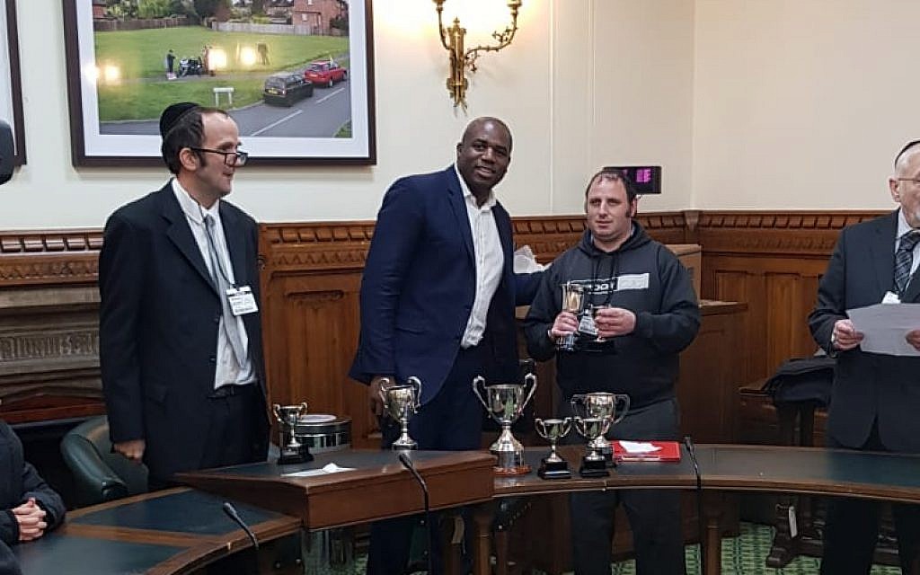 David Lammy and Eli in the House of Commons