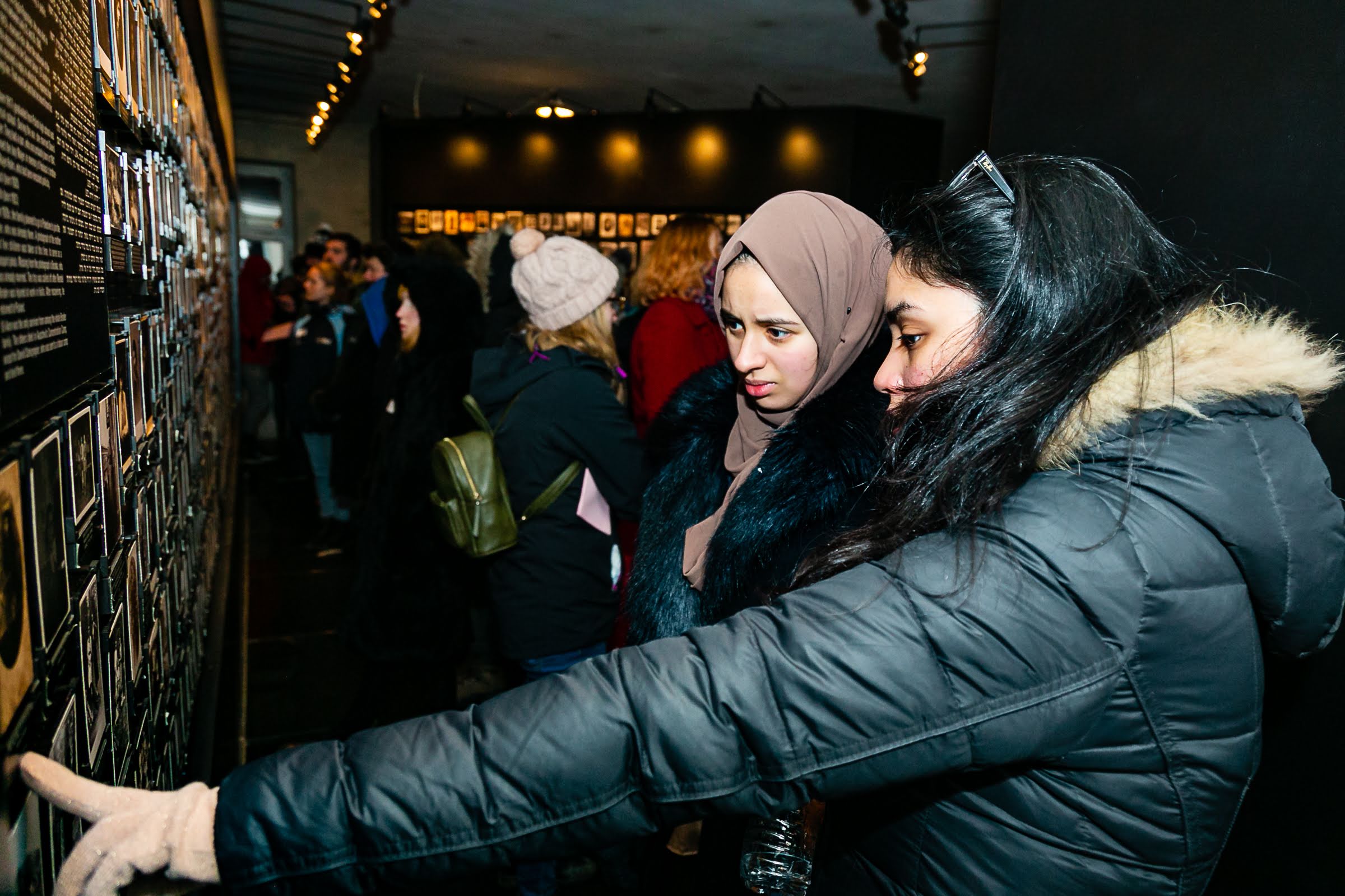 Students on the Holocaust Educational Trust (HET)-UJS Lessons from Auschwitz Universities Project, visiting Auschwitz. Photo credit: Yakir Zur