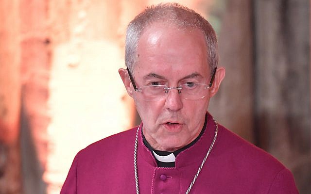 Archbishop of Canterbury Justin Welby. Photo credit should read: Dominic Lipinski/PA Wire
