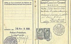 Visa issued to a Jewish woman who accompanied a Kinder to the UK Visa issued to a Jewish woman who accompanied a Kinder to the UK