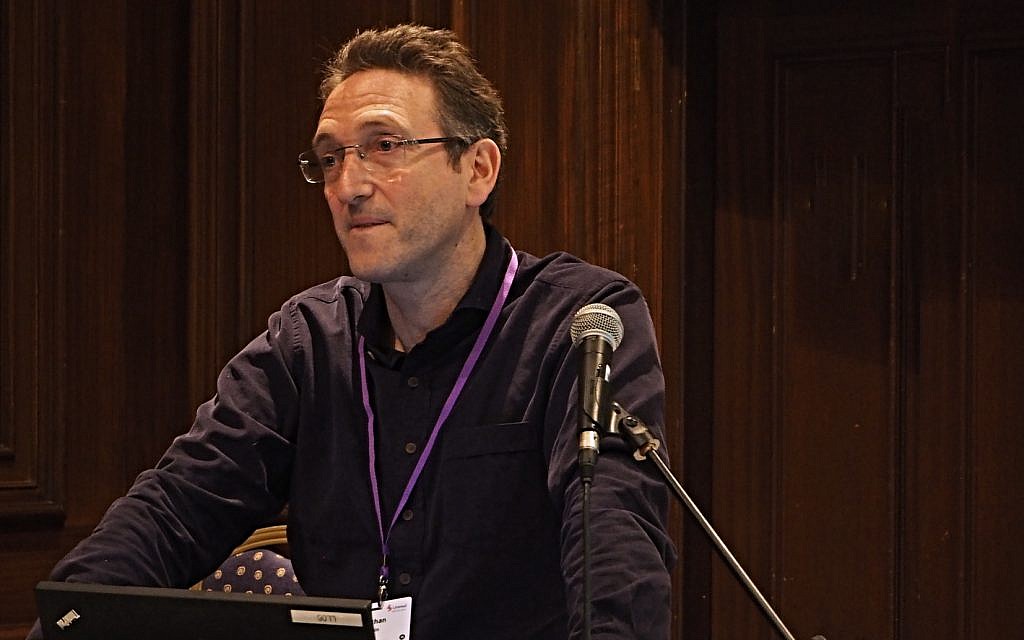 Jonathan Goldstein addressing Limmud Festival 2018