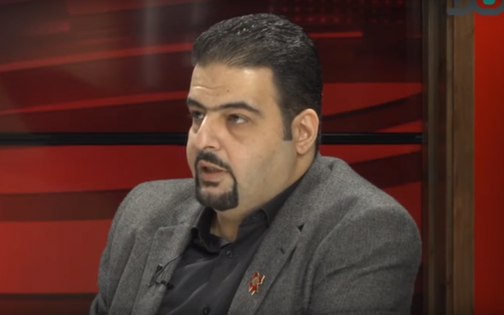 Haifa city council member Raja Za'atra of the Joint (Arab) List. (Screenshot: YouTube)