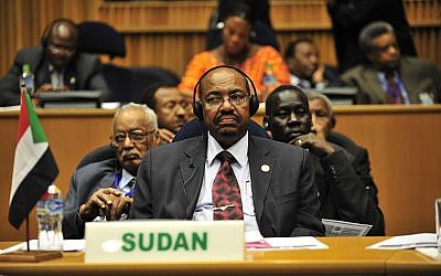 Omar Hassan Ahmad al-Bashir, the former president of Sudan, listens to a speech during the opening of the 20th session of The New Partnership for Africa's Development in Addis Ababa, Ethiopia. (Source: WIkimedia Commons. Credit: U.S. Navy photo by Mass Communication Specialist 2nd Class Jesse B. Awalt/Released)