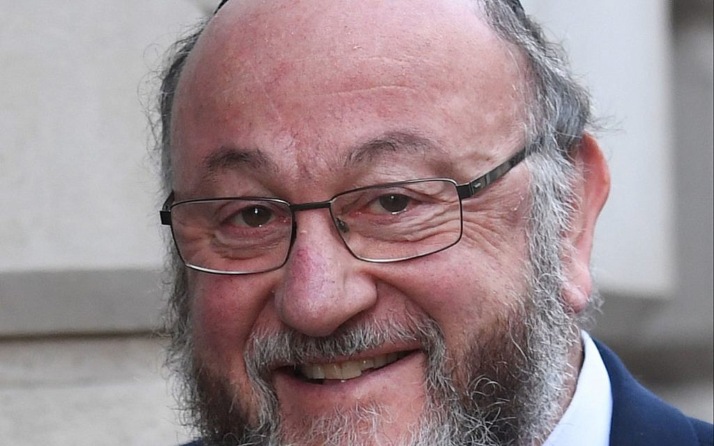 Chief Rabbi Ephraim Mirvis. Photo credit: Stefan Rousseau/PA Wire