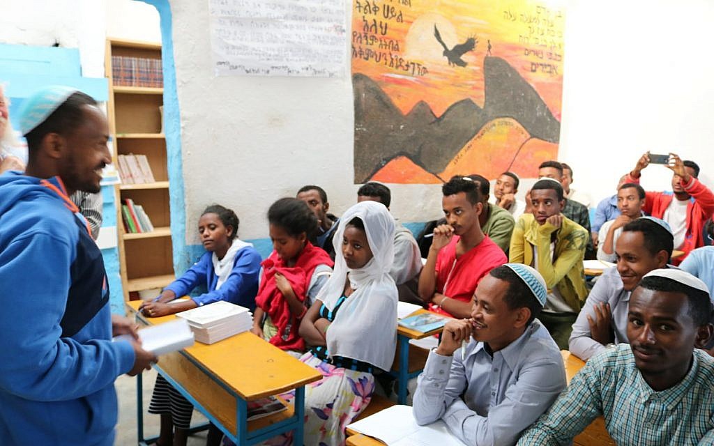 Ethiopian Jews learn Hebrew as they await Aliyah