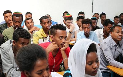 Ethiopian Jews learn Hebrew as they await aliyah