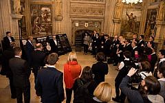 Natan Sharansky addressing guests at the House of Commons event Natan Sharansky addressing guests at the House of Commons event
