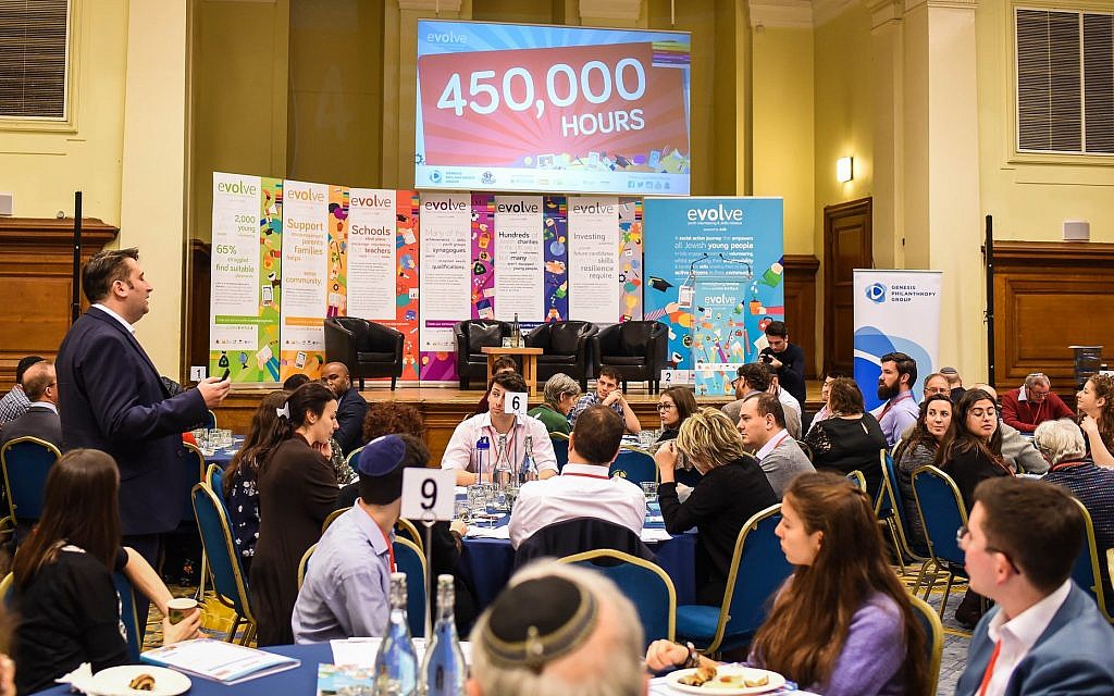 JLGB chief executive Neil Martin speaking at the launch of Evolve (JLGB on Facebook)