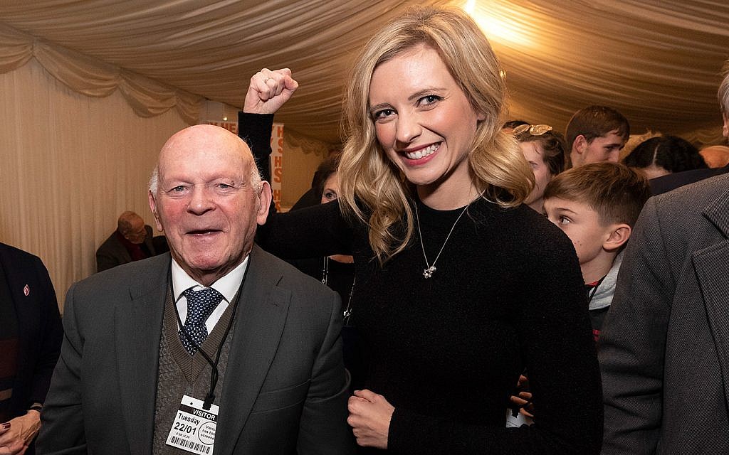 Communal heroes Rachel Riley and Ben Helfgott