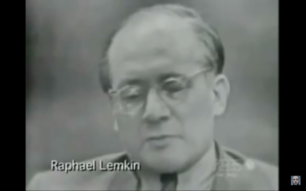 Raphael Lemkin (Screenshot from youtube)