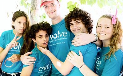 Participants in the Evolve volunteering scheme