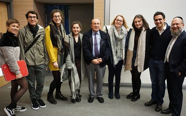 HMD event from 2018, with survivor Henry Schachter at Queen Mary University