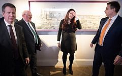 Luciana Berger stands with other Labour MPs, (left to right) Chris Leslie, Mike Gapes and Gavin Shuker, following a press conference at County Hall in Westminster, London, where they, Chuka Umunna, , Angela Smith and Ann Coffey, resigned from the party to create a new Independent Group in the House of Commons, in the most significant split in British politics since the breakaway of the Social Democratic Party in the 1980s. PRESS ASSOCIATION Photo. Picture date: Monday February 18, 2019. See PA story POLITICS Labour. Photo credit should read: Stefan Rousseau/PA Wire