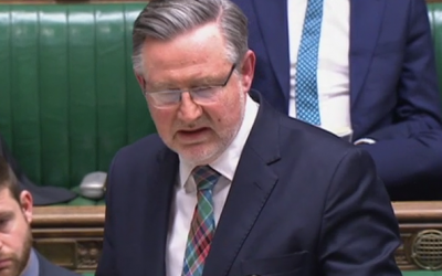 Barry Gardiner speaking during the parliamentary debate on antisemitism
