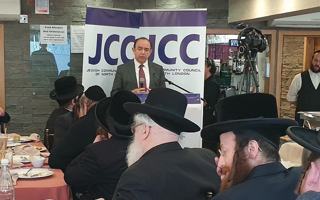 Lord Nick Bourne addressing the JCC lunch