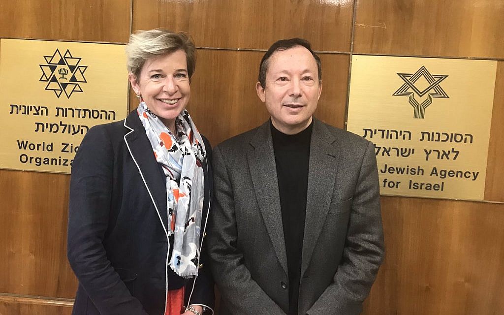 Katie Hopkins with Yigal Palmor