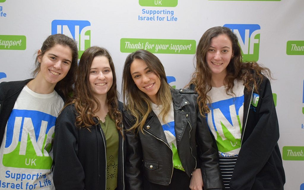 Volunteers help fundraise for JNF UK's Green Sunday initiative.