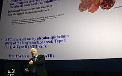 Professor Zahar Azzam presenting at the Science Museum Professor Zahar Azzam presenting at the Science Museum