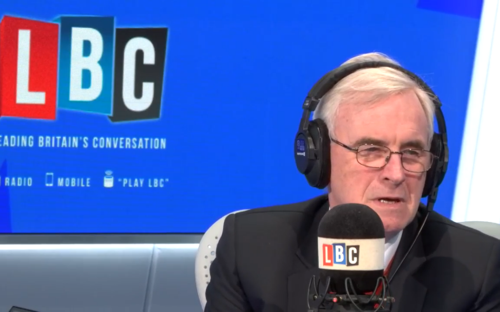 John McDonnell on LBC
