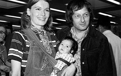 Andre Previn with former wife Mia Farrow and her adopted daughter. (Photo credit: PA/PA Wire)