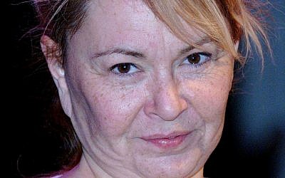 US actress and comedian Roseanne Barr/ Photo credit: Steve Parsons/PA Wire