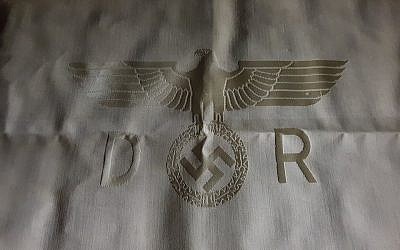 Nazi memorabilia emblazoned with a swastika was pulled from the auction.