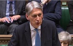 Chancellor Philip Hammond delivering his Spring Statement Chancellor Philip Hammond delivering his Spring Statement