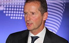 Volkswagen boss Herbert Diess (Wikimedia/RudolfSimon via Jewish News)