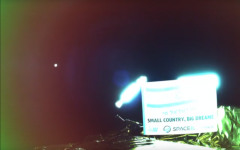 Screenshot from the craft's video of the sunrise!