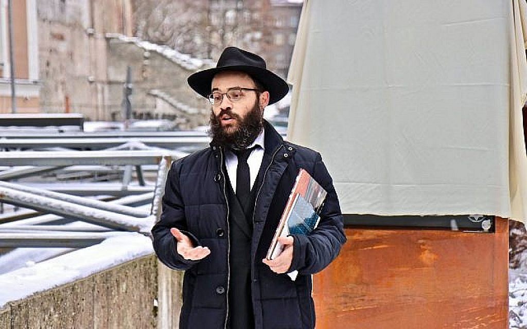 Chief Rabbi of Estonia Shmuel Kot. (Facebook via Times of Israel)