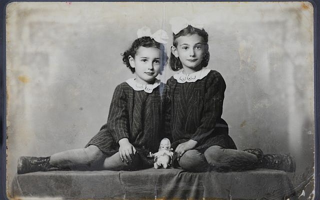 Sisters Suzan-Zsuzsa (left) and Lili Klein. Courtesy of Yad Vashem Photo Archives